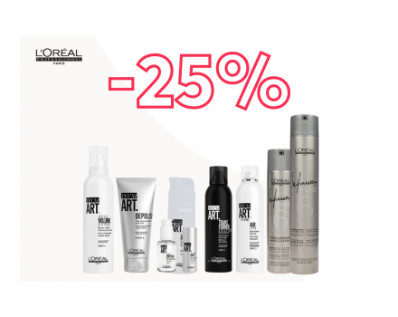 Hairco L'Oréal Professional: 25% korting op Tecni.Art