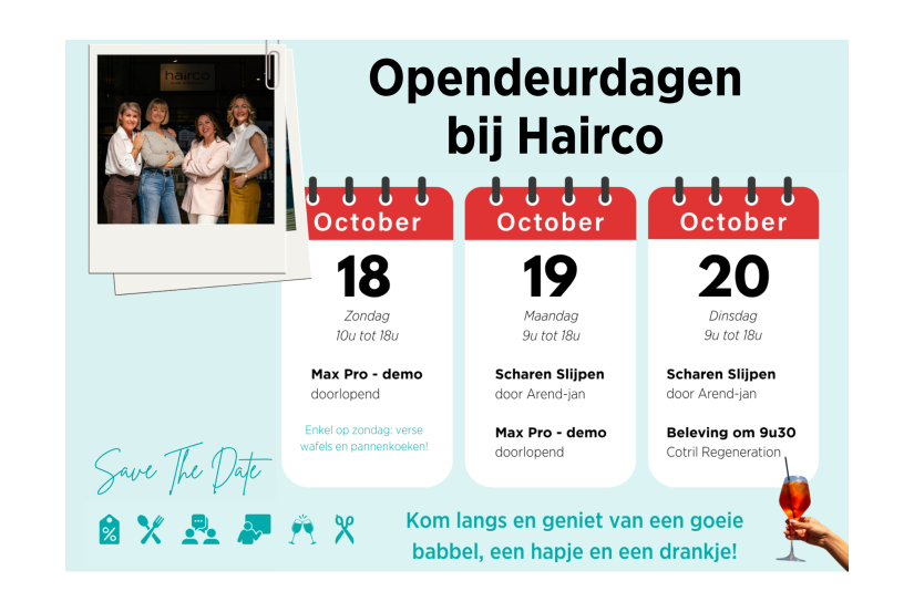 Hairco opendeur