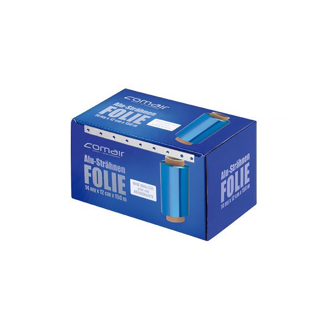 COMAIR Feuille d'Aluminium Bleu 14µm 12cmx150m