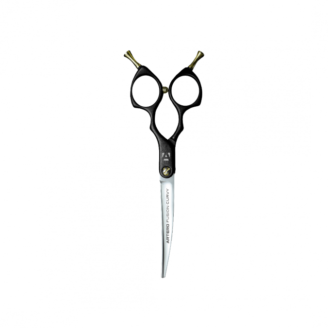 ARTERO Scissors Fusion Curvy Black 7"