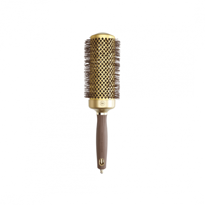 OLIVIA GARDEN Expert Blowout Speed Wavy Bristles Or&Marron 55