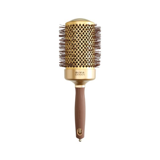 OLIVIA GARDEN Expert Blowout Shine Wavy Goud&Bruin 65mm