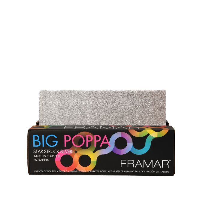 FRAMAR Alu Embossed Star Struck Silver Big Poppa 14x10 250pcs