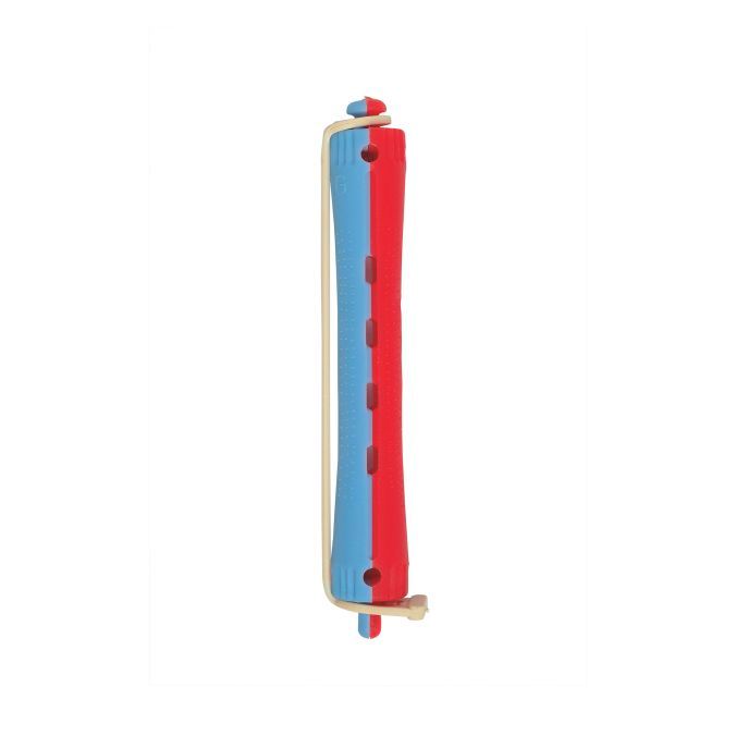 Permanentwikkels Lang Blauw/Rood 11mm 12pcs