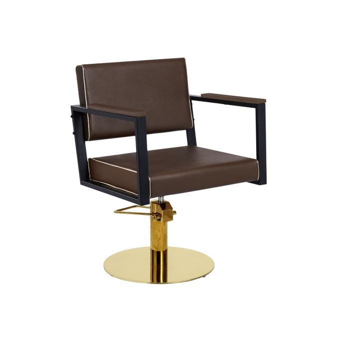 MIRPLAY Kappersstoel Ocean BRU Ronde voet Goud