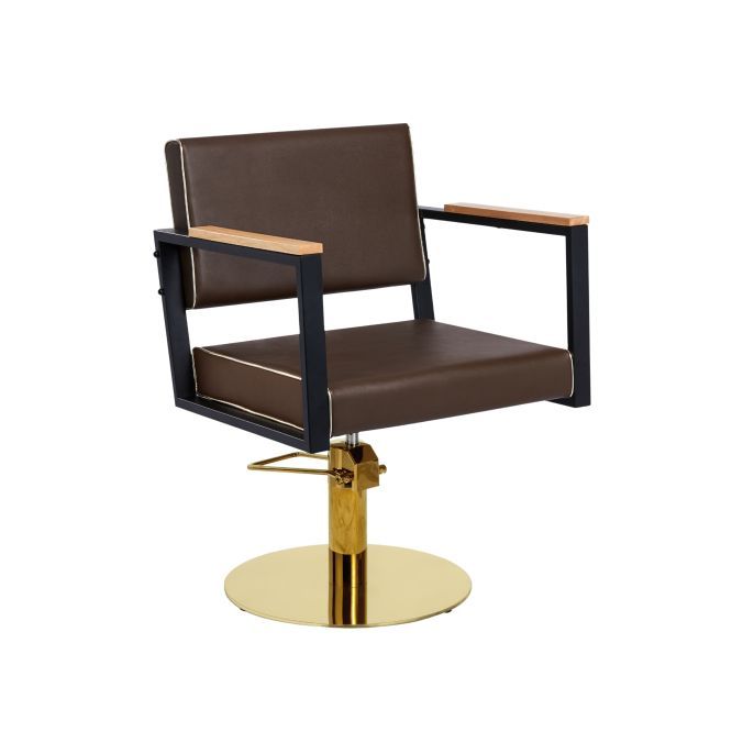 MIRPLAY Kappersstoel Ocean BR Ronde voet Goud