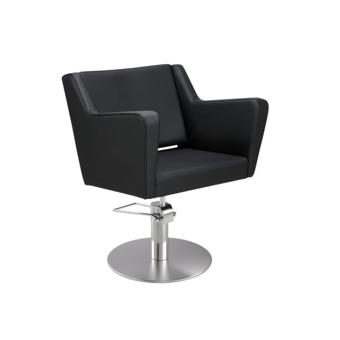 MIRPLAY Kappersstoel Anouk B Ronde voet Zilver