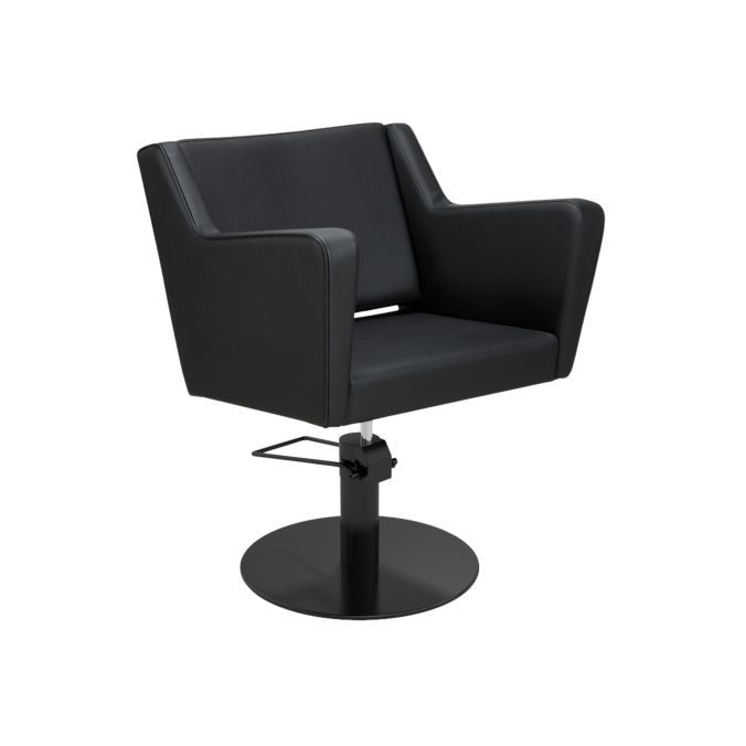 MIRPLAY Kappersstoel Anouk B Ronde voet Zwart