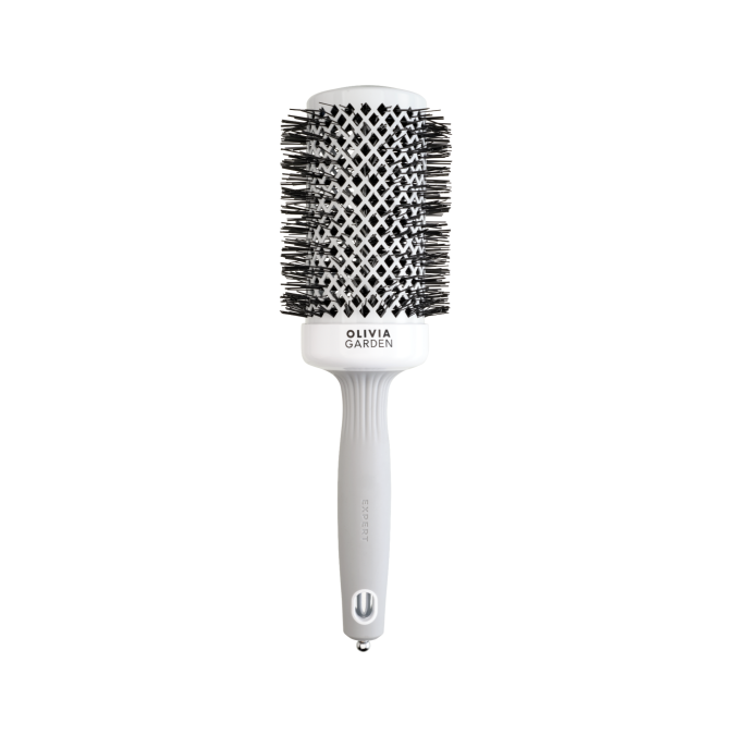 OLIVIA GARDEN Expert Blowout Shine Blanc&Gris 55mm