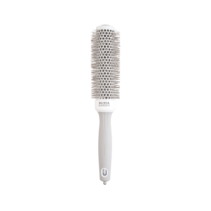 OLIVIA GARDEN Expert Blowout Speed Wavy Blanc&Gris 35mm