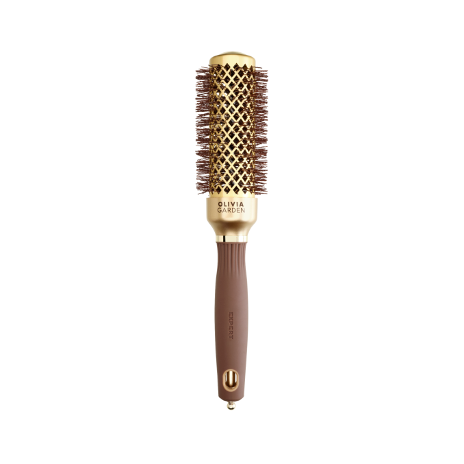 OLIVIA GARDEN Expert Blowout Shine Wavy Goud&Bruin 35mm