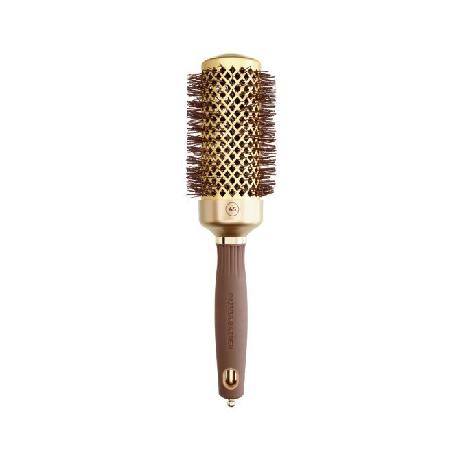 OLIVIA GARDEN Expert Blowout Shine Wavy Or&Brun 45mm