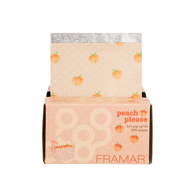 FRAMAR Embossed Peach Please Pop Up 5x11 500pcs