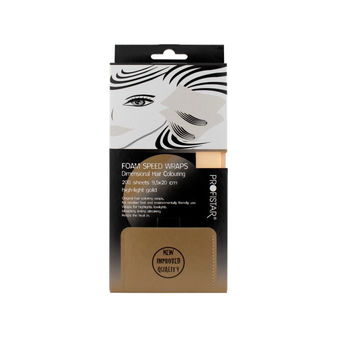 Profistar Isolerend Blondeerpapier 9,5x20cm Goud
