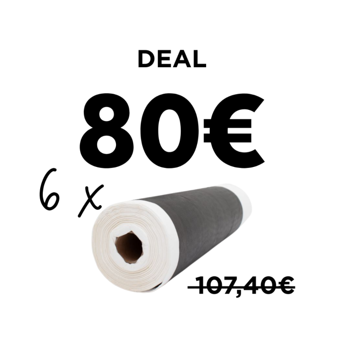 Plasty 50x70cm Zwart 6st €80 Deal