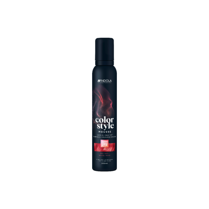 INDOLA Color Style Mousse Red 200ml