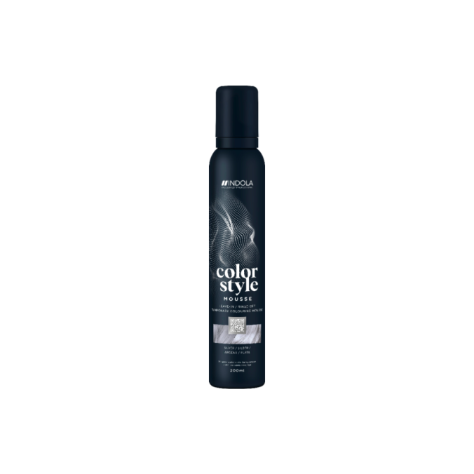 INDOLA Color Style Mousse Silver 200ml