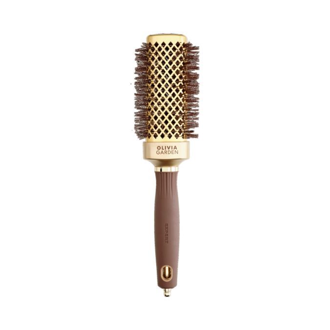 OLIVIA GARDEN Expert Blowout Straight Wavy Goud&Bruin 40mm