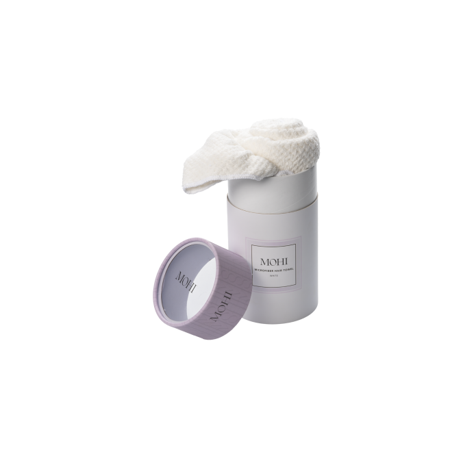 MAX PRO MOHI Microfiber Hair Towel Blanc