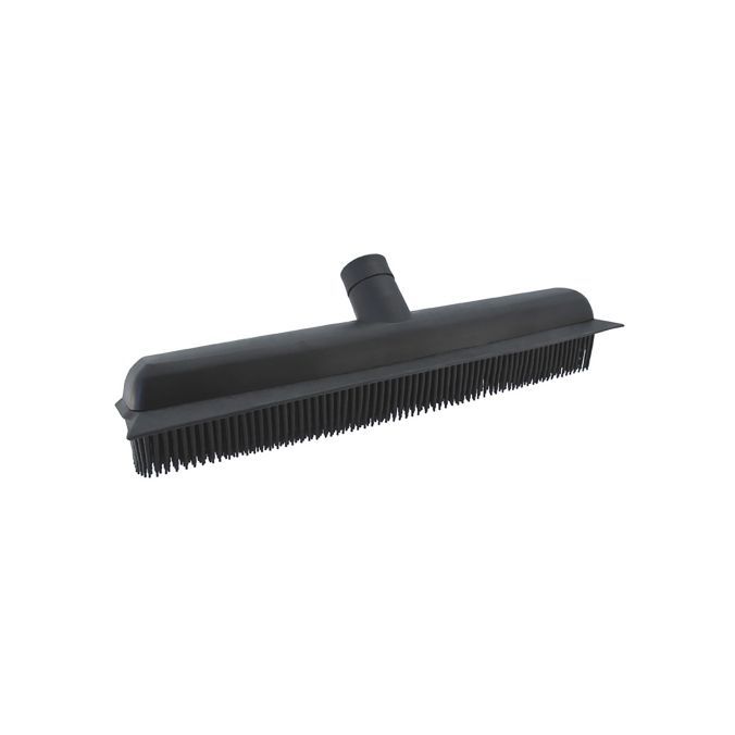 COMAIR Rubber Veegborstel Zwart 7x33cm
