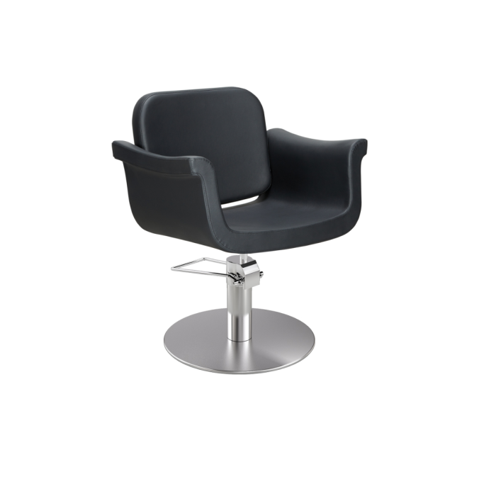 MIRPLAY Fauteuil Hydra B Base ronde Argent