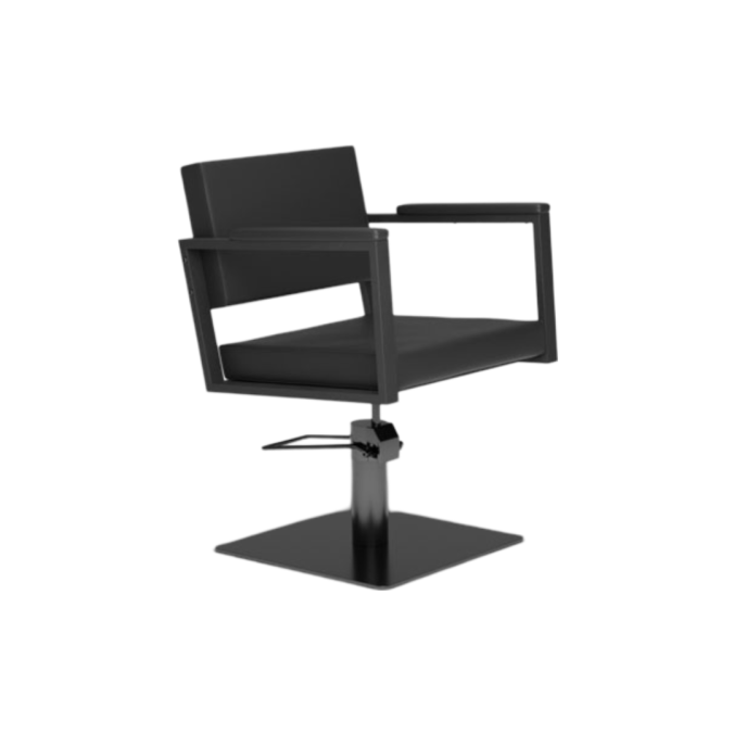 MIRPLAY Fauteuil Ocean BU Base carrée Noir