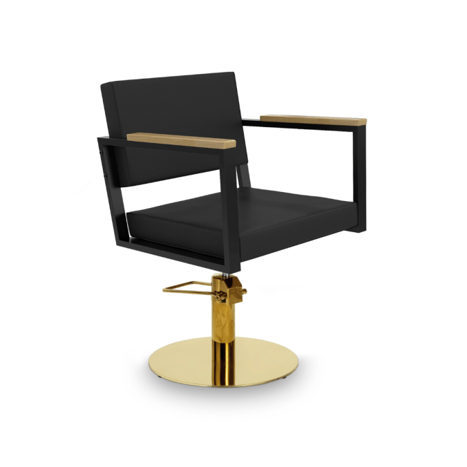MIRPLAY Fauteuil Ocean B Base ronde Or