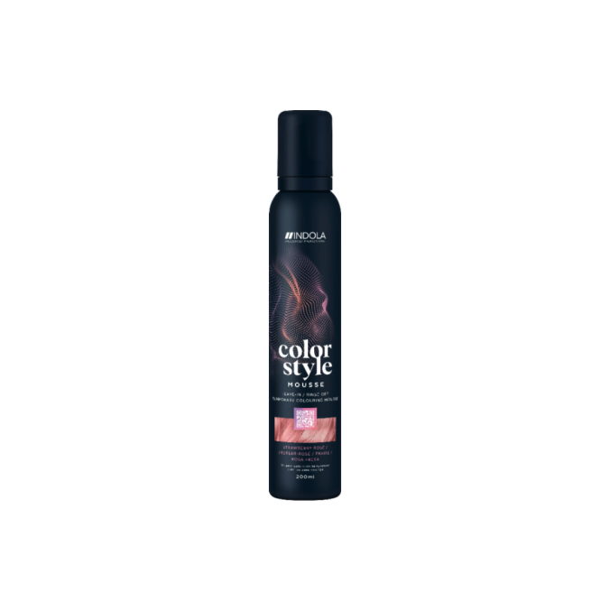 INDOLA Color Style Mousse Strawberry Rose 200ml