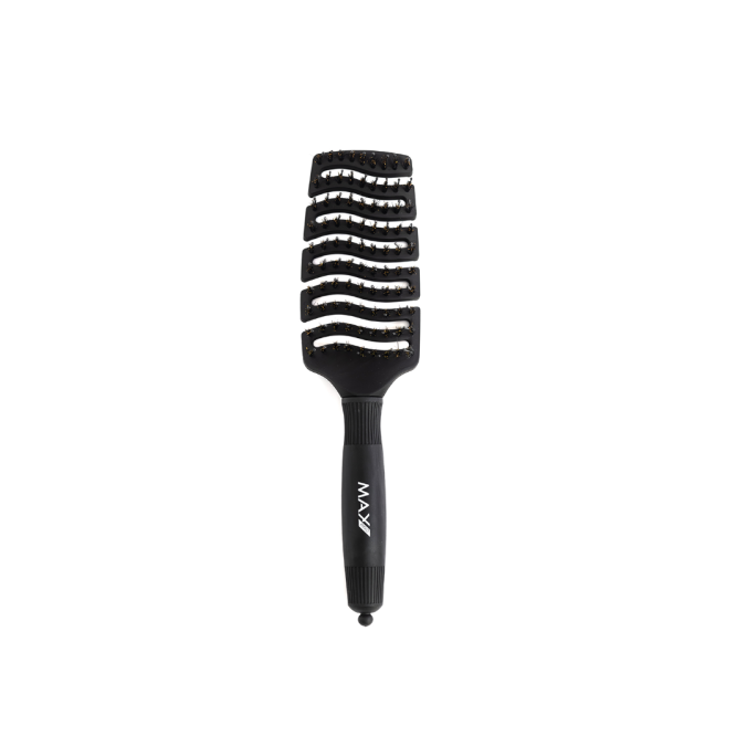 MAX PRO Detangler Brush - Midnight Black