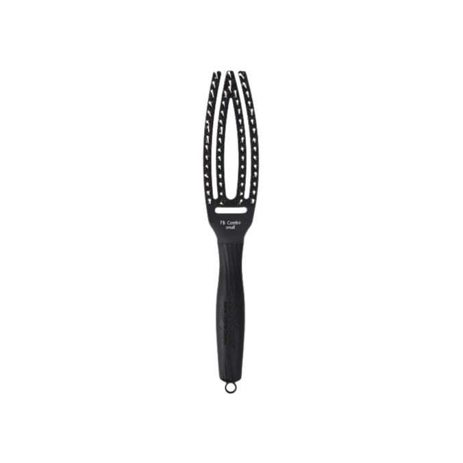 OLIVIA GARDEN Fingerbrush Boar & Nylon Small Black