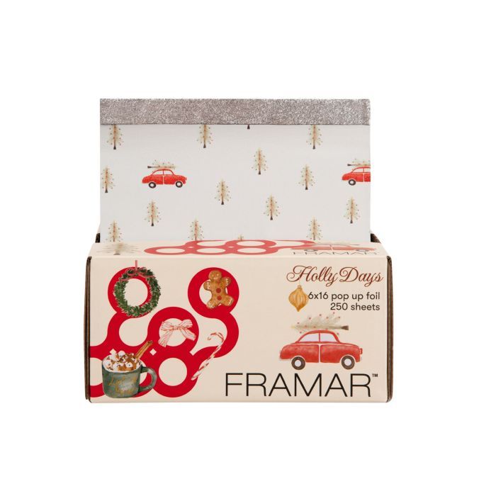 FRAMAR Embossed Holly Days Pop Up 6x16 250pcs