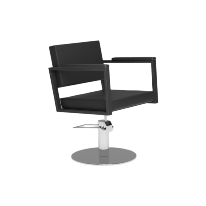 MIRPLAY Kappersstoel Ocean BU Ronde voet Zilver