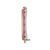 Permanentwikkels Kort Wit/Roze 7mm 12pcs
