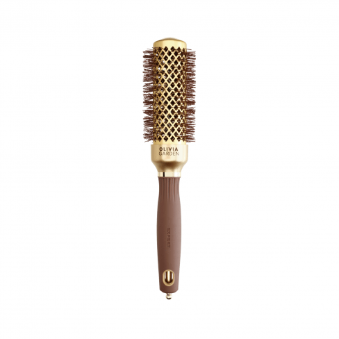 OLIVIA GARDEN Expert Blowout Shine Wavy Goud&Bruin 35mm