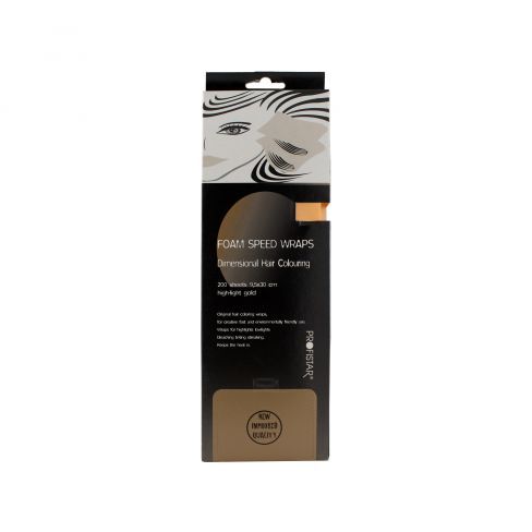 Profistar Isolerend Blondeerpapier 9,5x30cm Goud