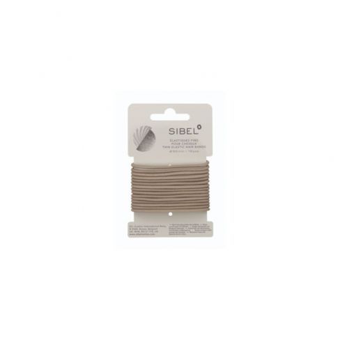 SIBEL Elastische Haarbandjes Blond Dun 16st