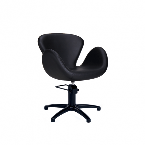 MIRPLAY Kappersstoel Chloe Stervoet Zwart
