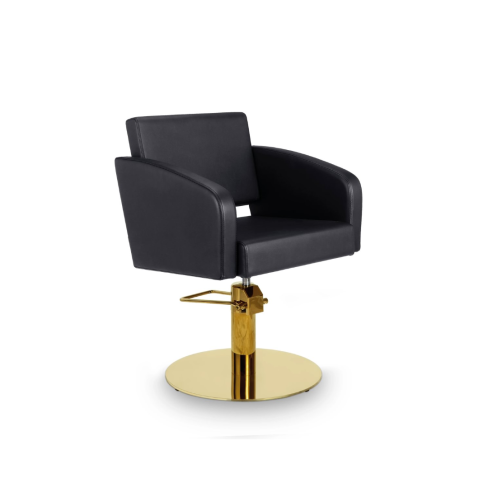 MIRPLAY Kappersstoel Loris Ronde voet Goud