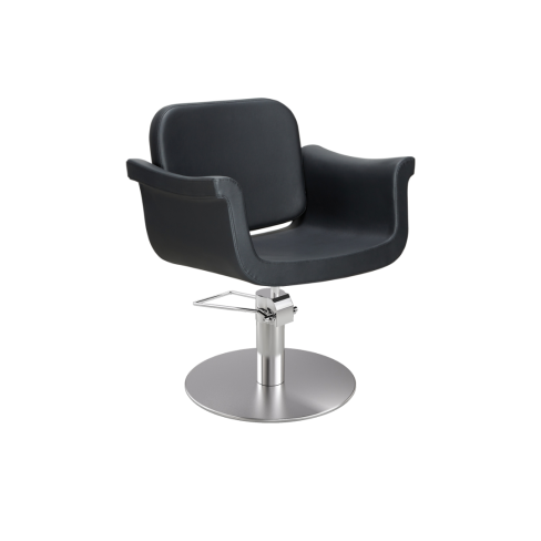 MIRPLAY Kappersstoel Hydra B Ronde voet Zilver