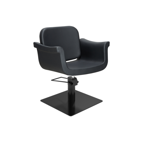 MIRPLAY Kappersstoel Hydra B Vierkante voet Zwart