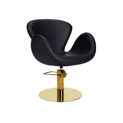 MIRPLAY Kappersstoel Chloe Ronde voet Goud