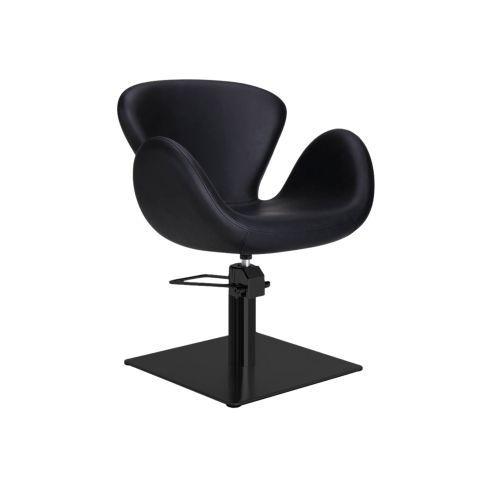 MIRPLAY Kappersstoel Chloe Vierkante voet Zwart