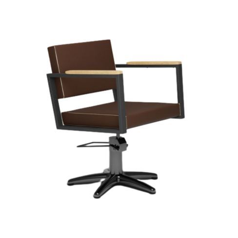 MIRPLAY Kappersstoel Ocean BR Stervoet Zwart
