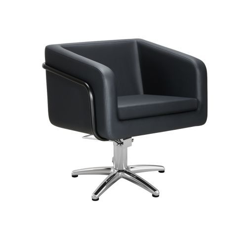 MIRPLAY Kappersstoel Egan B Stervoet Zilver