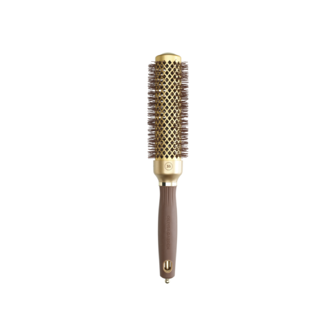OLIVIA GARDEN Expert Blowout Speed Wavy Bristles Goud&Bruin 35