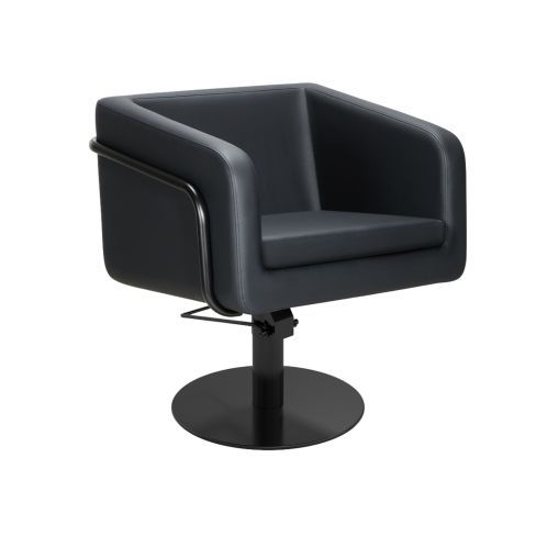 MIRPLAY Kappersstoel Egan B Ronde voet Zwart