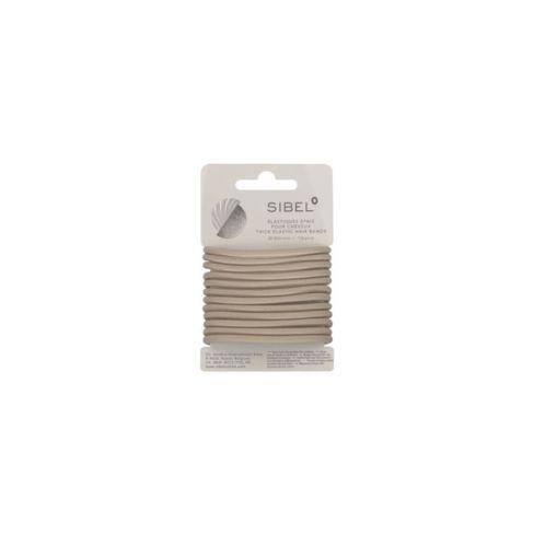 SIBEL Elastische Haarbandjes Blond Dik 12st