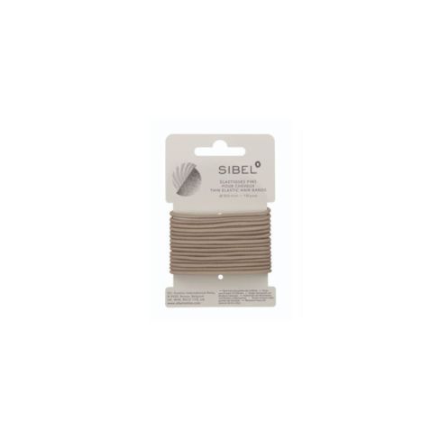 SIBEL Elastische Haarbandjes Blond Dun 16st