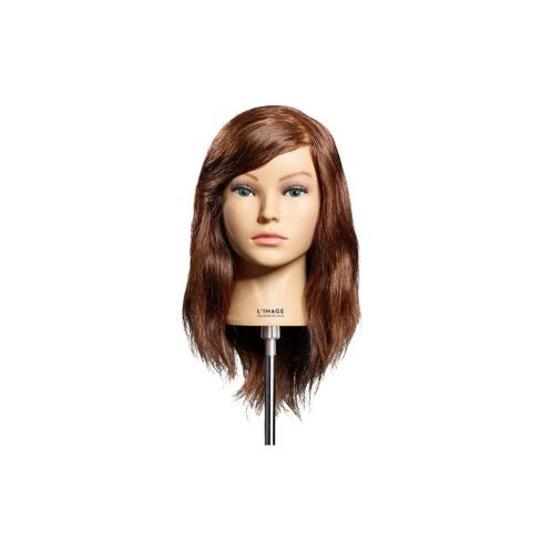 L'IMAGE Oefenhoofd Alice Dark Blonde 30cm