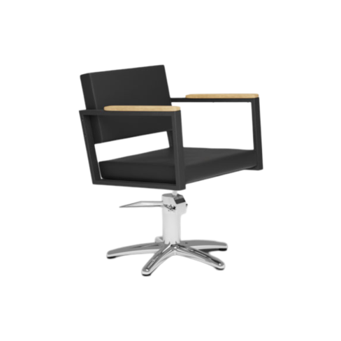 MIRPLAY Kappersstoel Ocean B Stervoet Zilver